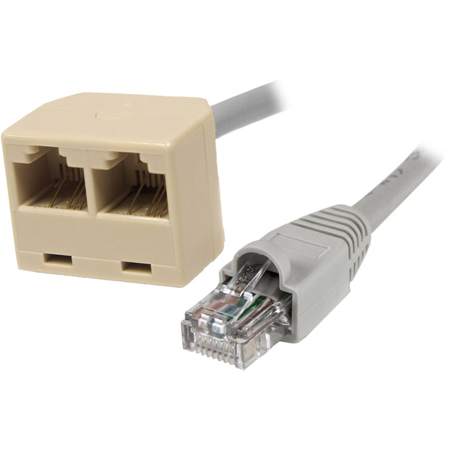 StarTech Adaptador Divisor RJ45 2 a 1 Ethernet 10 100 Mbps
