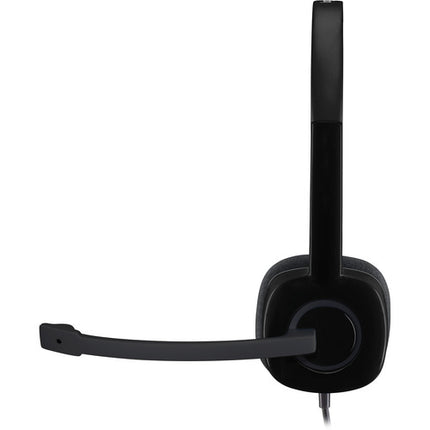 Logitech H151 Auriculares Estéreo Micrófono Ajustable Control Volumen