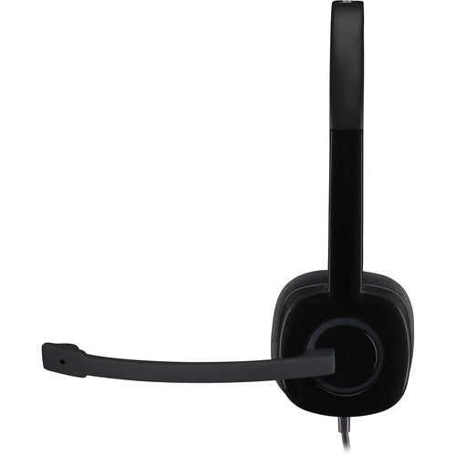 Logitech H151 Auriculares Estéreo Micrófono Ajustable Control Volumen
