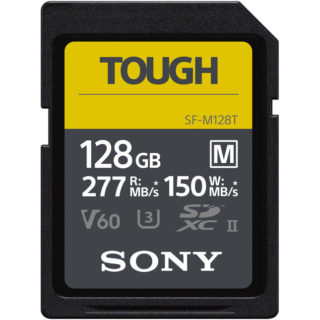Sony 128GB SF-M Tough Tarjeta de Memoria UHS-II SDXC 277MBs Lectura 150MBs Escritura
