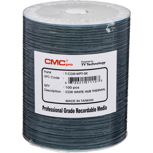 CMC Pro 700MB CD-R White Everest 48x Velocidad 100 Unidades