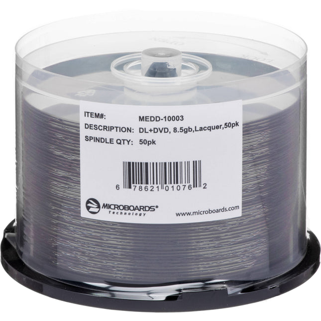 Microboards MEDD-10003 DVD+R Doble Capa 8.5GB 8x 50 Unidades