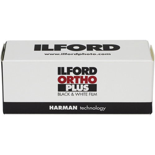 Ilford Ortho Plus película negativa blanco y negro 120 ISO 80 manejo en luz roja