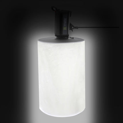 Angler Cylinder Omni Softbox para luces LED Bowens 28 pulgadas 18 pulgadas base con funda de transporte