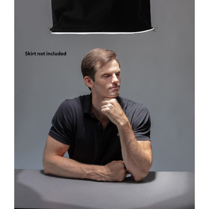 Angler Cylinder Omni Softbox para luces LED Bowens 28 pulgadas 18 pulgadas base con funda de transporte