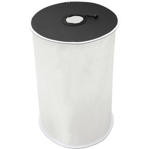 Angler Cylinder Omni Softbox para luces LED Bowens 28 pulgadas 18 pulgadas base con funda de transporte