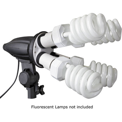 Impact Photo Kit de Estudio con 2 Fluorescentes 40W y Softboxes 20x20"