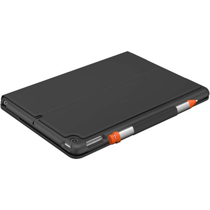 Logitech Slim Folio Funda Teclado Bluetooth para iPad 10.2" 9ª Gen con Ángulos de Visión Ajustables