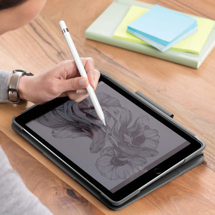Logitech Slim Folio Funda Teclado Bluetooth para iPad 10.2" 9ª Gen con Ángulos de Visión Ajustables