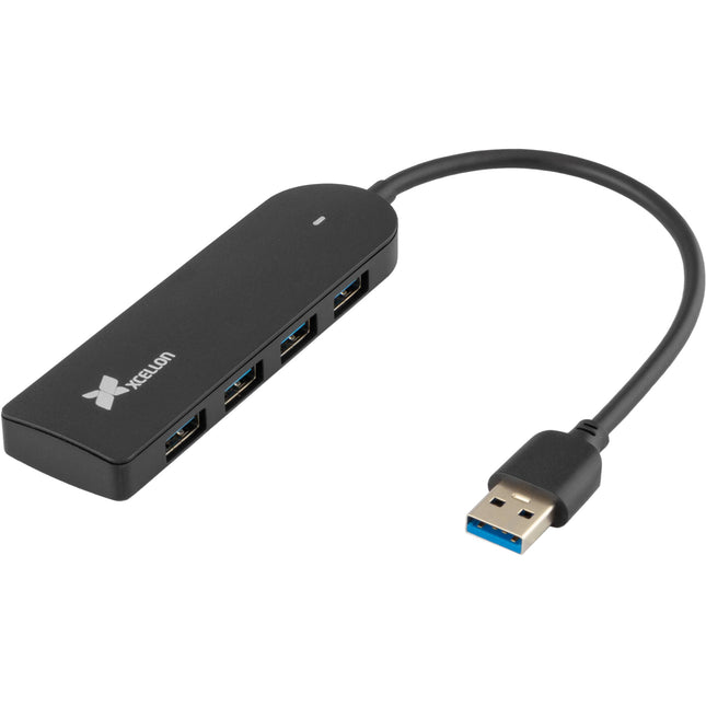 Xcellon Hub USB-A 3.2 Gen 1 Delgado 4 Puertos Transferencia 5 Gb/s