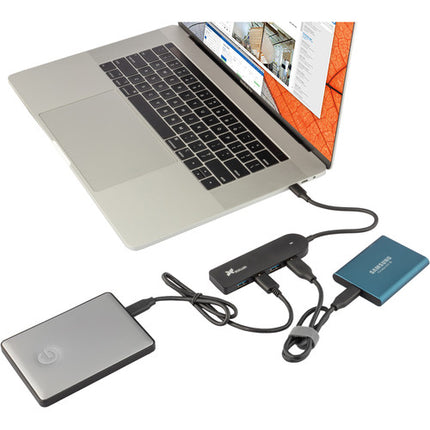 Xcellon Hub USB-C 3.2 Gen 1 Slim 4 Puertos USB-A 5 Gb/s Portable