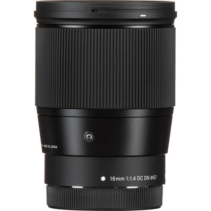 Sigma 16mm f1.4 DC DN Objetivo para Canon EF-M APS-C F1.4 a F16