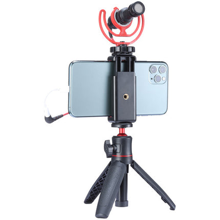 Ulanzi ST-07 Soporte para Smartphone con Montura de Trípode 2x1/4" y Zapata Fría