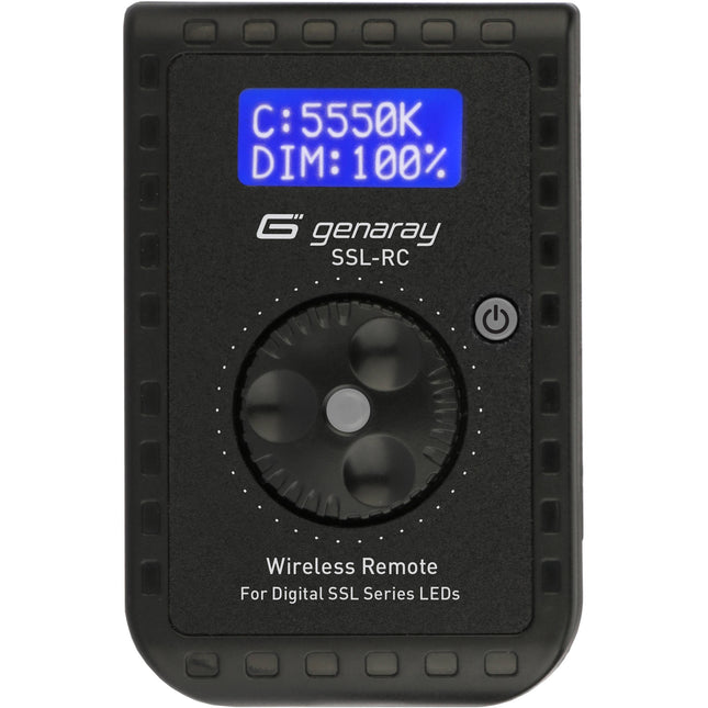 Genaray SSL-RC Control Remoto Inalámbrico 2.4 GHz para Luces LED SSL Serie Digital 100 pies 4 Canales