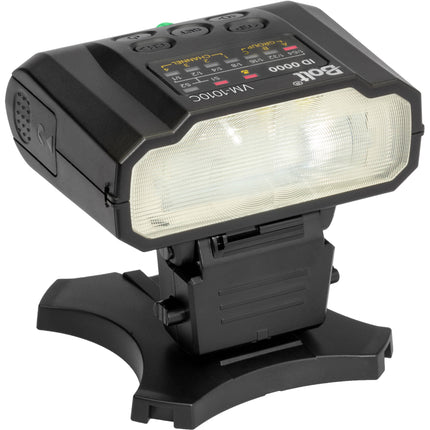 Bolt VM-1010C TTL Macro Flash Número de Guía 33 Alcance 328 Pies Kit de Gel de Color