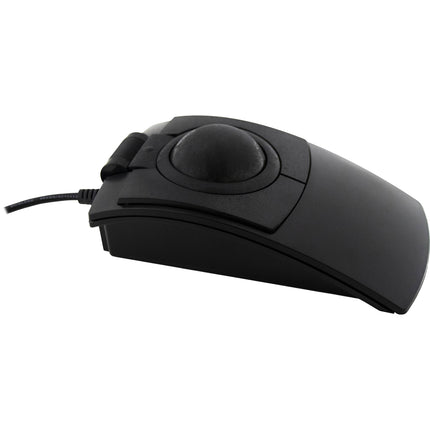 X-keys L-Trac Trackball negro con Resolución Ajustable 1600 dpi Ergonomía
