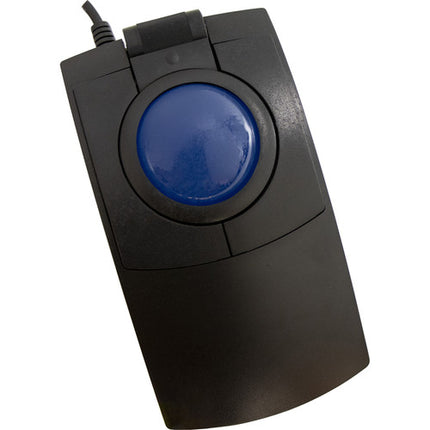 X-keys L-Trac Trackball azul negro con resolución ajustable 1600 dpi y diseño ergonómico