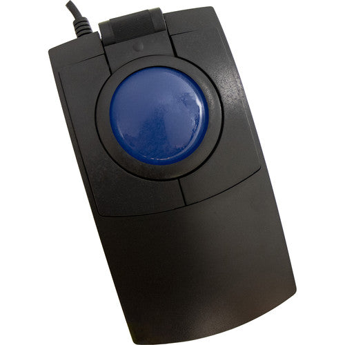X-keys L-Trac Trackball azul negro con resolución ajustable 1600 dpi y diseño ergonómico