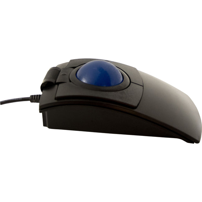 X-keys L-Trac Trackball azul negro con resolución ajustable 1600 dpi y diseño ergonómico