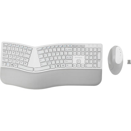 Kensington Pro Fit Ergo Teclado y Ratón Inalámbrico 2.4 GHz Bluetooth 1600 dpi