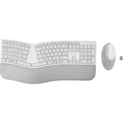 Kensington Pro Fit Ergo Teclado y Ratón Inalámbrico 2.4 GHz Bluetooth 1600 dpi
