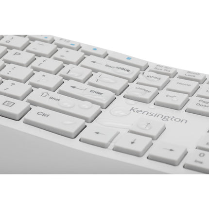 Kensington Pro Fit Ergo Teclado y Ratón Inalámbrico 2.4 GHz Bluetooth 1600 dpi