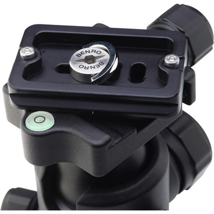 Benro IB1 Rótula de Bola con Control de Fricción y Nivel de Burbuja 3.8" Altura Máx 17.6 lb Capacidad