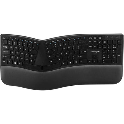 Kensington Pro Fit Ergo teclado y ratón inalámbrico negro 2.4 GHz Bluetooth 1600 dpi ajustable