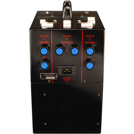 Speedotron 2403CX Fuente de Alimentación 120V 50-2400Ws 4 Niveles