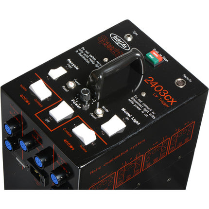 Speedotron 2403CX Fuente de Alimentación 120V 50-2400Ws 4 Niveles