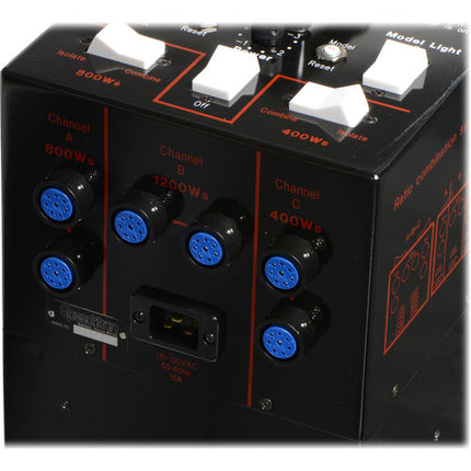 Speedotron 2403CX Fuente de Alimentación 120V 50-2400Ws 4 Niveles