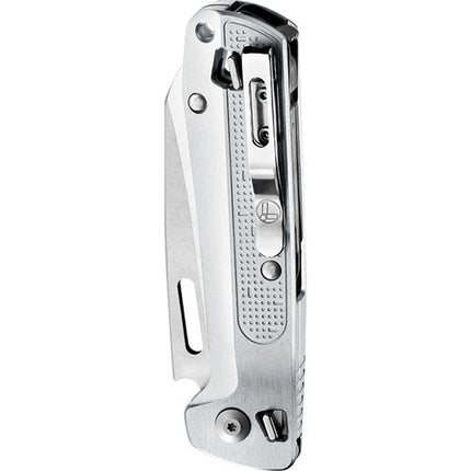 Leatherman FREE K2X Navaja Multiusos Plata 8 Herramientas 3.3 Pulgadas Serrada