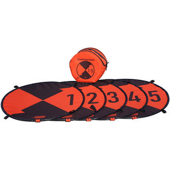 Hoodman Ground Control Point Kit For Drone Photogrammetry 5-Pack Alta Visibilidad