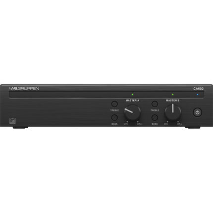 Lab.Gruppen CA602 Amplificador Comercial 2 x 60W 4 8 Ohm 70 100V Rack 1RU