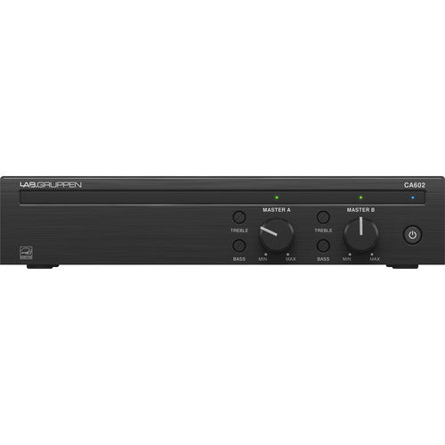 Lab.Gruppen CA602 Amplificador Comercial 2 x 60W 4 8 Ohm 70 100V Rack 1RU