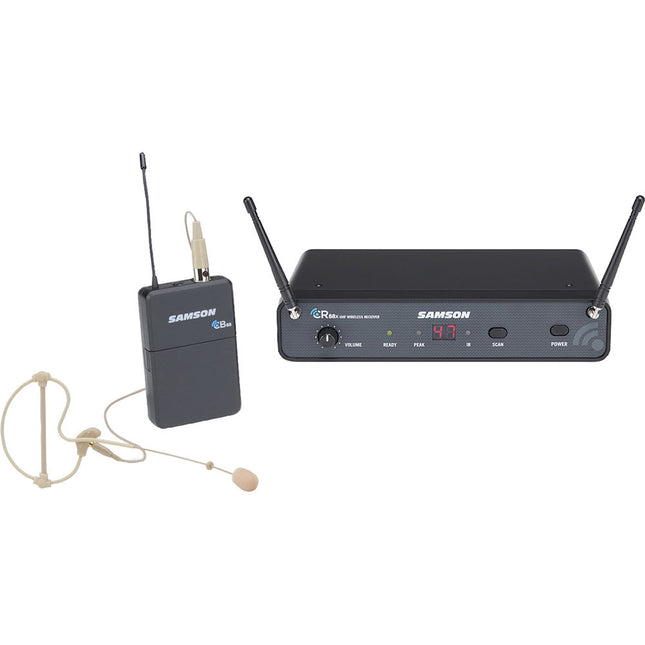 Samson Concert 88x Sistema Inalámbrico UHF Micrófono Earset 542-566 MHz Alcance 300 ft