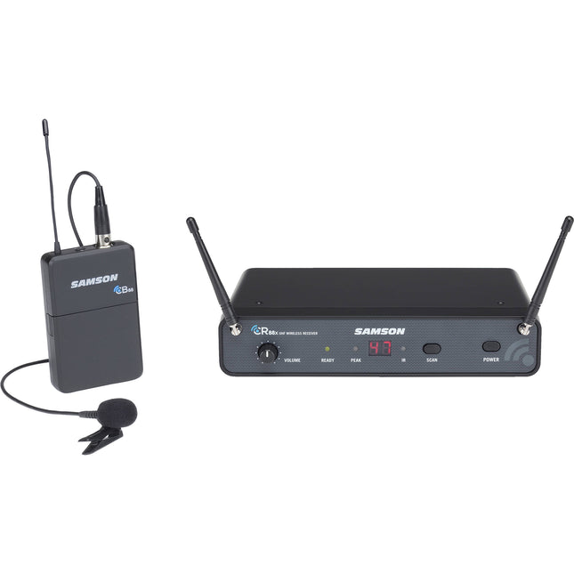 Samson Concert 88x Sistema de Micrófono Lavalier Inalámbrico LM5 Omni con Alcance 300 pies