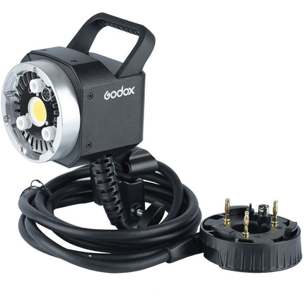 Godox H400P cable extensión 8 pies para cabezal flash Witstro AD400Pro con LED regulable y mango ergonómico