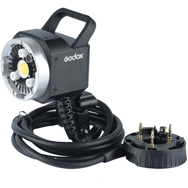 Godox H400P cable extensión 8 pies para cabezal flash Witstro AD400Pro con LED regulable y mango ergonómico