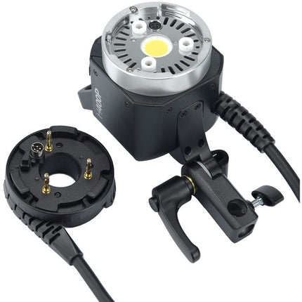 Godox H400P cable extensión 8 pies para cabezal flash Witstro AD400Pro con LED regulable y mango ergonómico