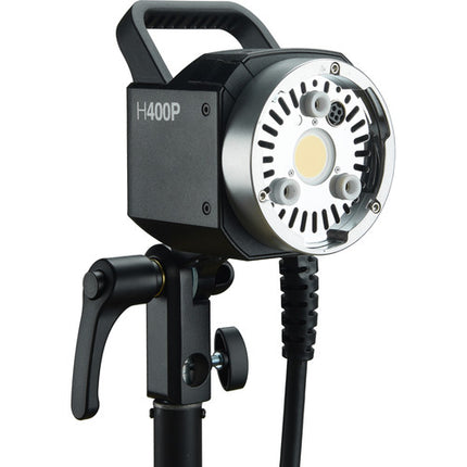 Godox H400P cable extensión 8 pies para cabezal flash Witstro AD400Pro con LED regulable y mango ergonómico