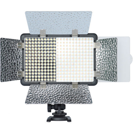 Godox LF308BI Luz LED Video Variable 3300-5600K Dimmable con Sincronización de Flash