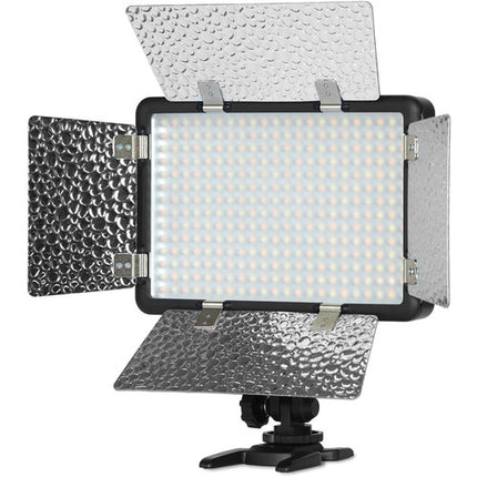 Godox LF308BI Luz LED Video Variable 3300-5600K Dimmable con Sincronización de Flash