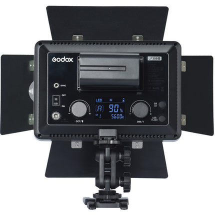 Godox LF308BI Luz LED Video Variable 3300-5600K Dimmable con Sincronización de Flash