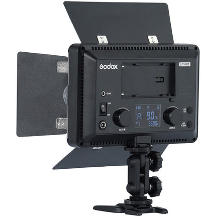 Godox LF308BI Luz LED Video Variable 3300-5600K Dimmable con Sincronización de Flash