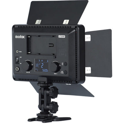 Godox LF308BI Luz LED Video Variable 3300-5600K Dimmable con Sincronización de Flash