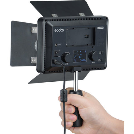 Godox LF308D Luz LED de Video Luz Diurna 5600K Regulable con Sincronización y Filtros
