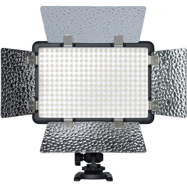 Godox LF308D Luz LED de Video Luz Diurna 5600K Regulable con Sincronización y Filtros