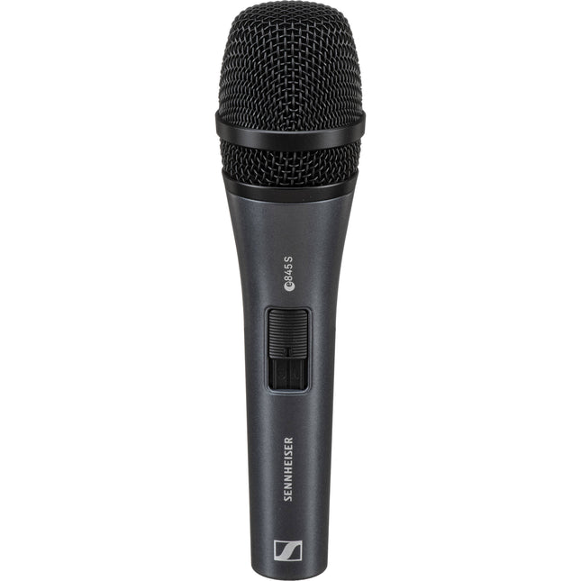 Sennheiser E845S Micrófono vocal dinámico supercardioide con interruptor y clip