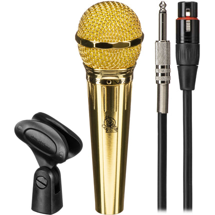 VocoPro MK-58 PRO Micrófono Karaoke Cable Incluido 20 Hz-12 kHz Gold